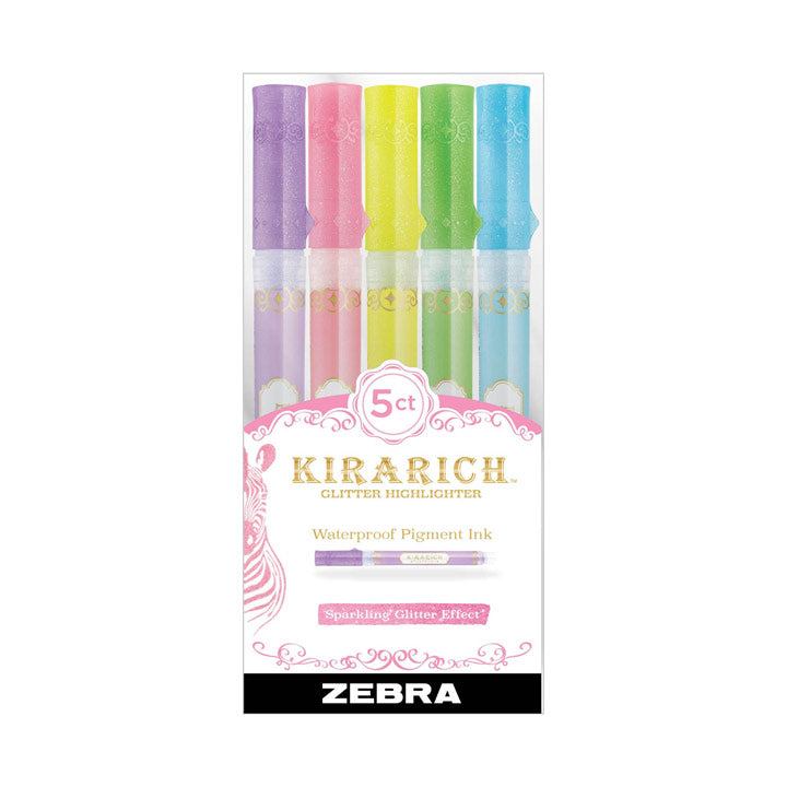 Kirarich Glitter Highlighter Zebra Pen Canada Zebra Pen Canada Corp.