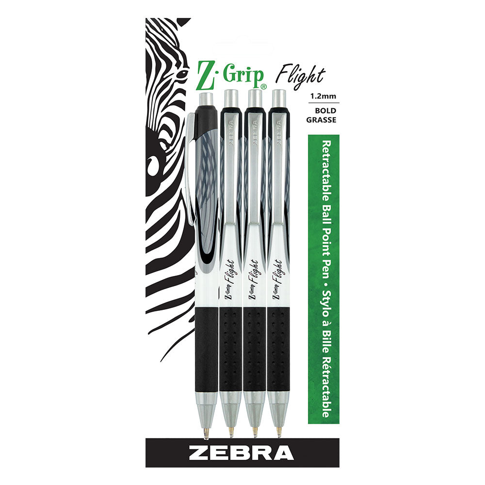ZEBRA Penne a sfera Classic Z-Grip Flight, 1,2 mm, colore: Verde ZEBRA Penne a sfera Classic Z-Grip Flight, 1,2 mm, colore: Verde